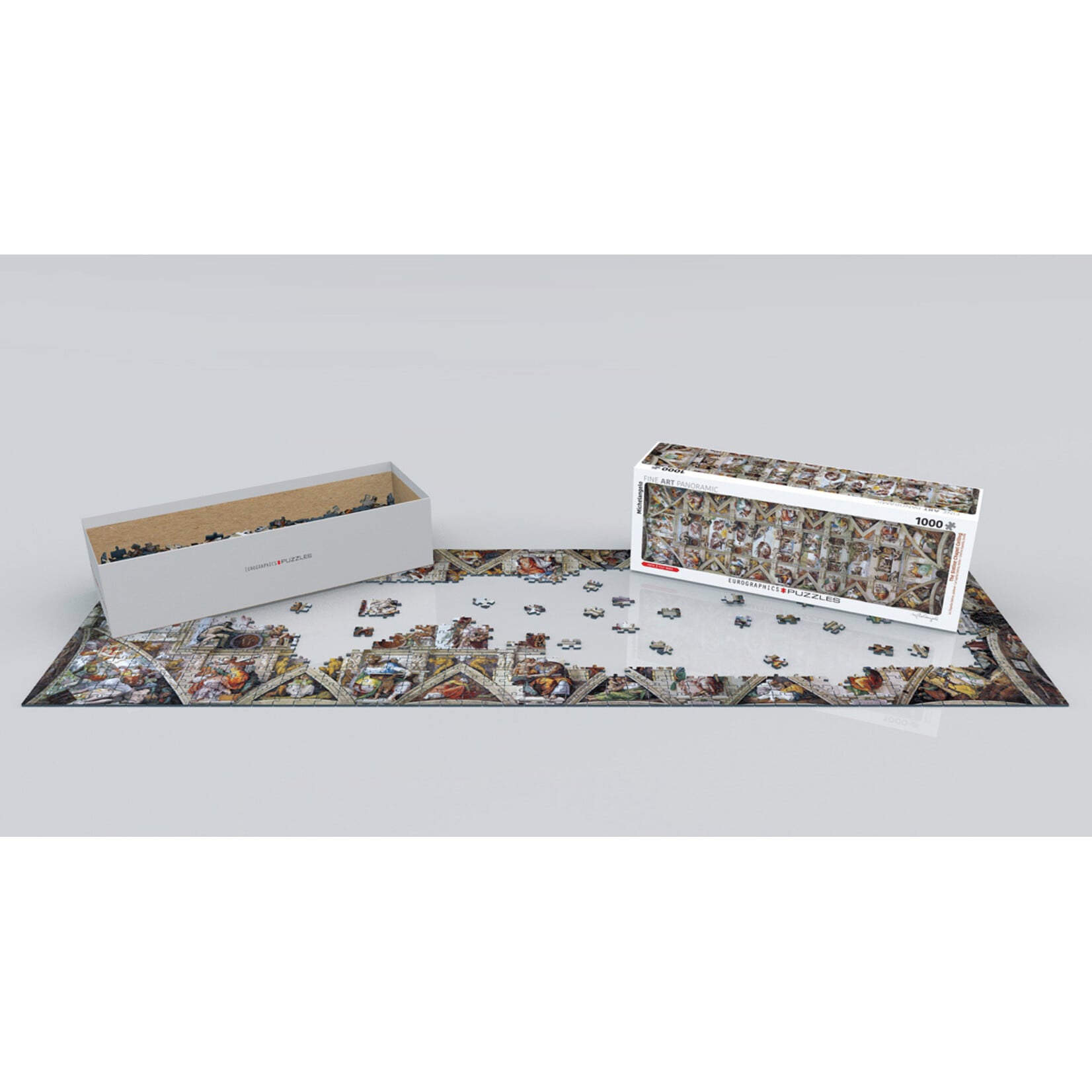 EuroGraphics Puzzles The Sistine Chapel Ceiling Panoramic 1000 pc