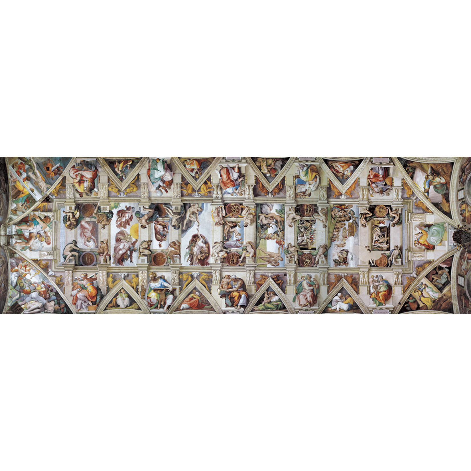 EuroGraphics Puzzles The Sistine Chapel Ceiling Panoramic 1000 pc
