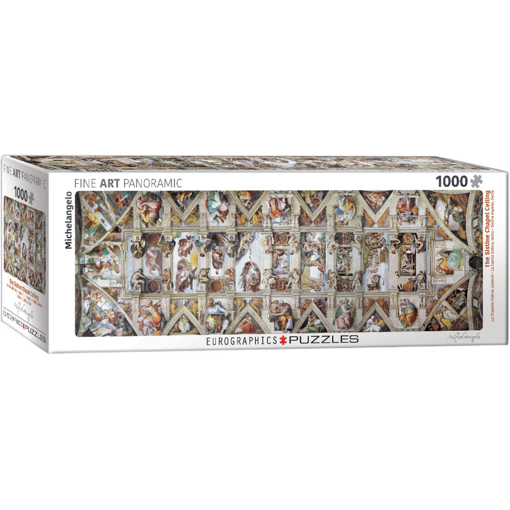 EuroGraphics Puzzles The Sistine Chapel Ceiling Panoramic 1000 pc