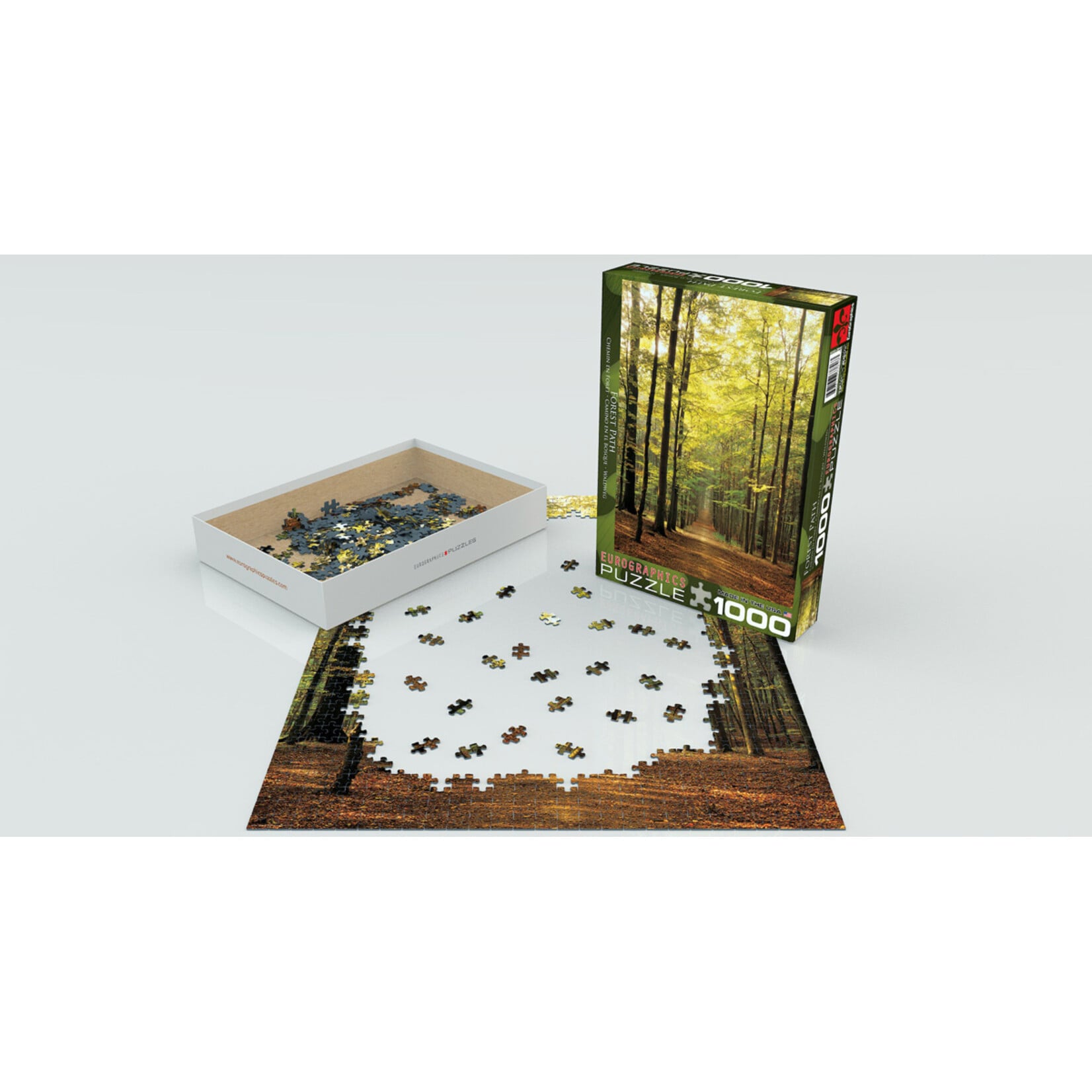 EuroGraphics Puzzles Forest Path 1000pc