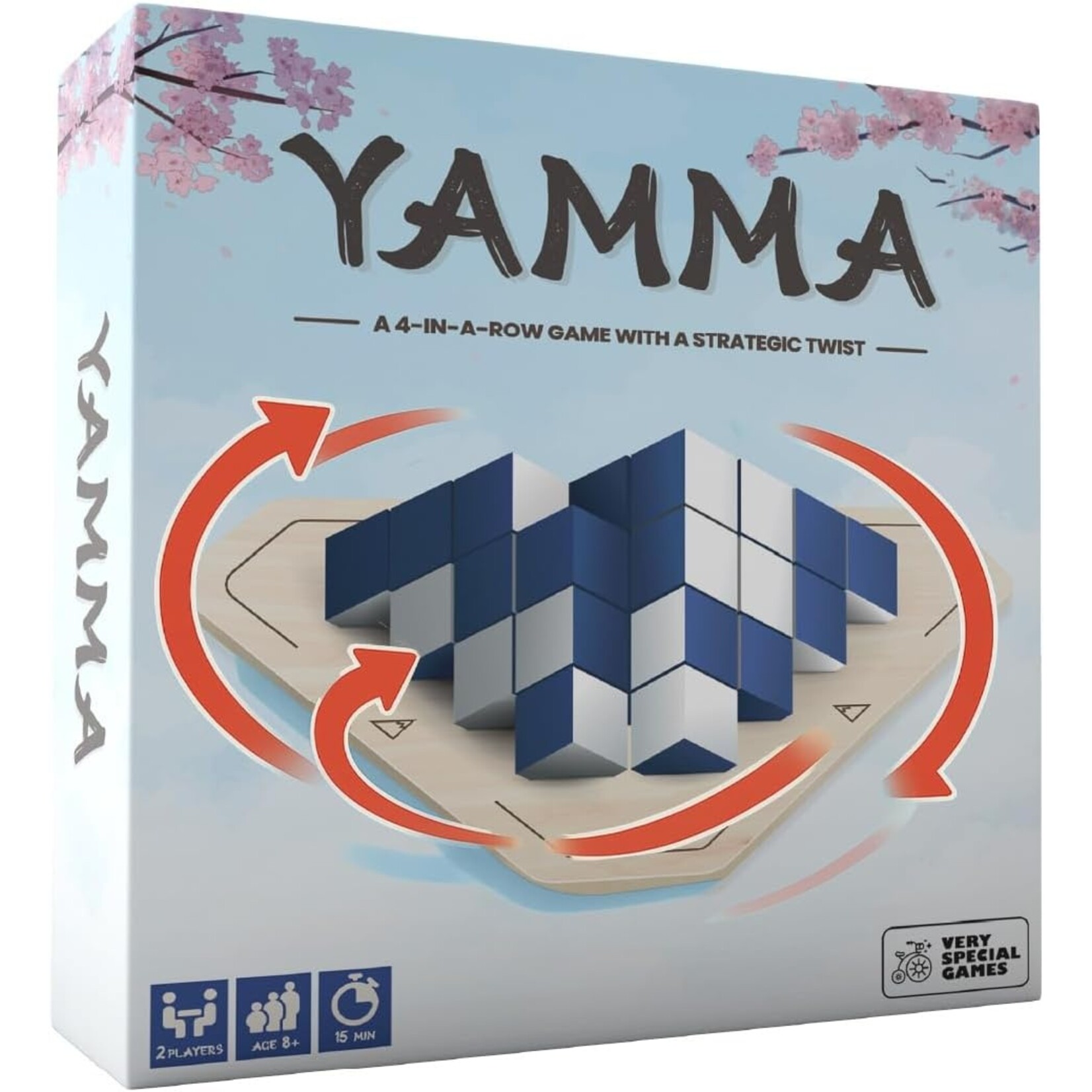 Very Special Games Yamma: Spinning 4-in-a-Row Game in 3D