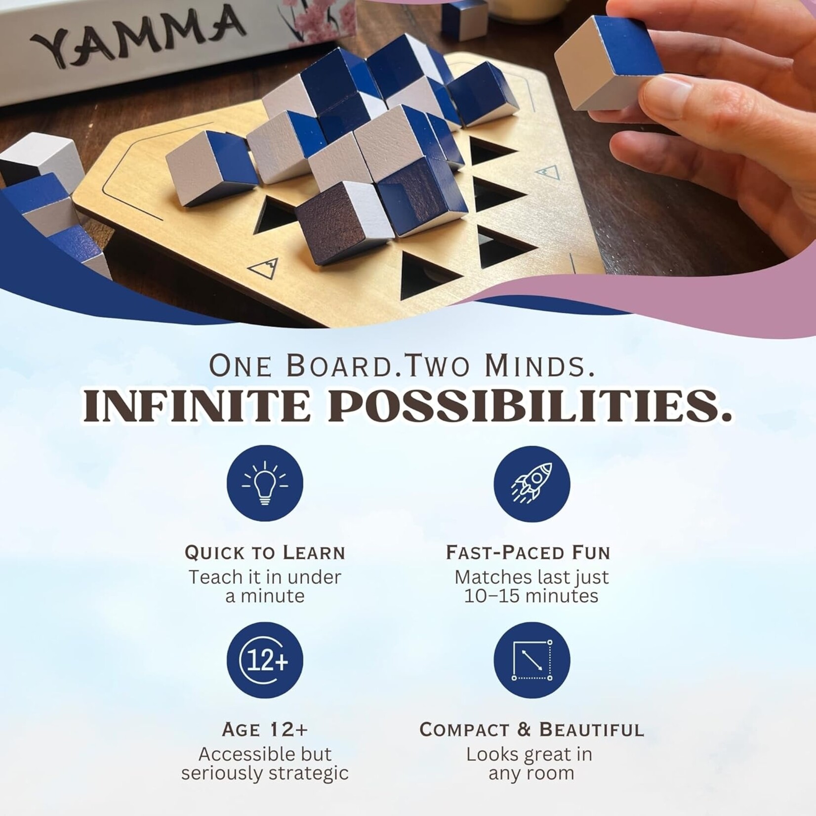 Very Special Games Yamma: Spinning 4-in-a-Row Game in 3D