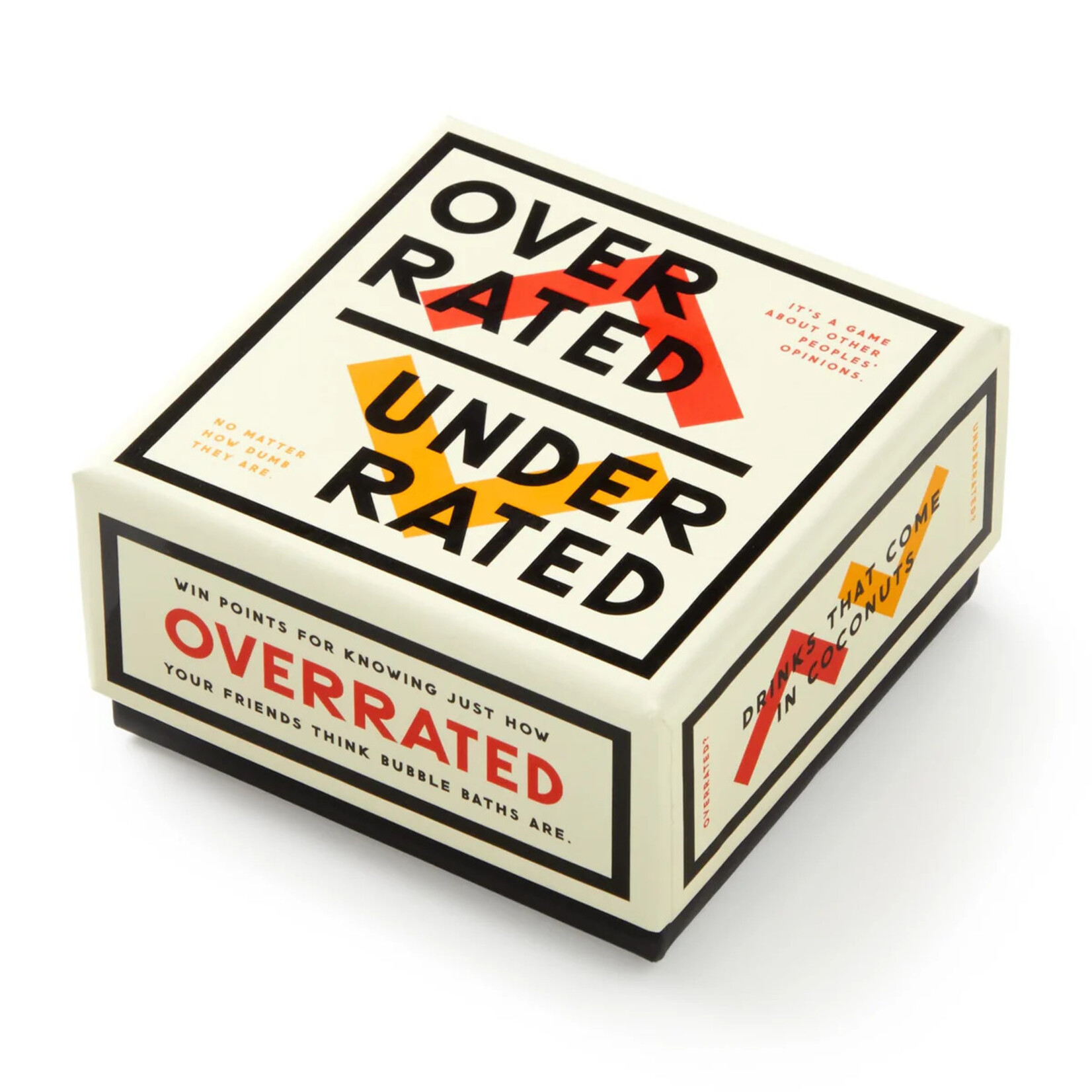 Chronicle Books Brass Monkey Overrated / Underrated Social Game