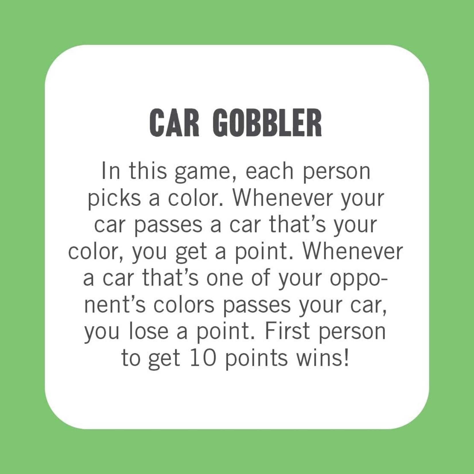 Chronicle Books On-The-Go Amusements: 50 Cool Things To Do in the Car