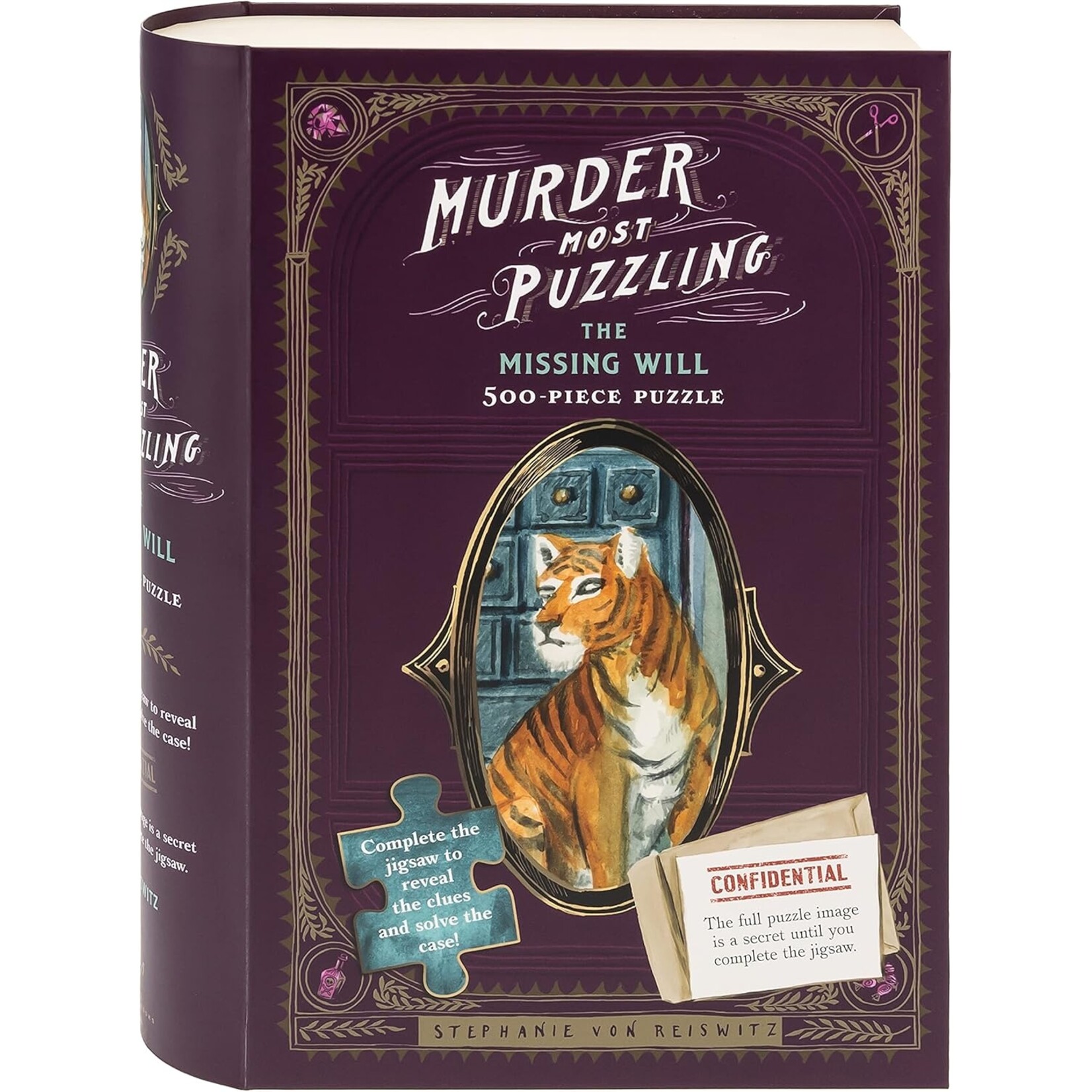 Chronicle Books Murder Most Puzzling: the Missing Will 500pc