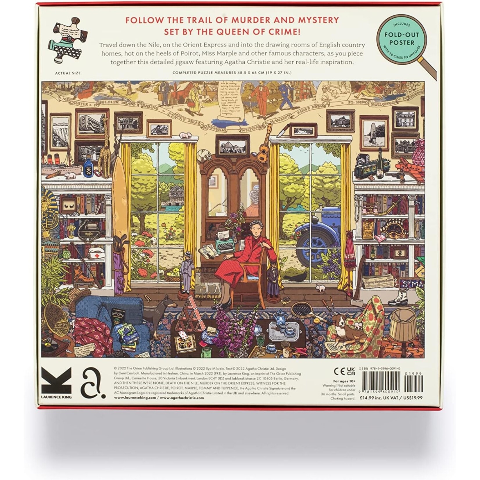 Chronicle Books The World of Agatha Christie Puzzle 1000pc