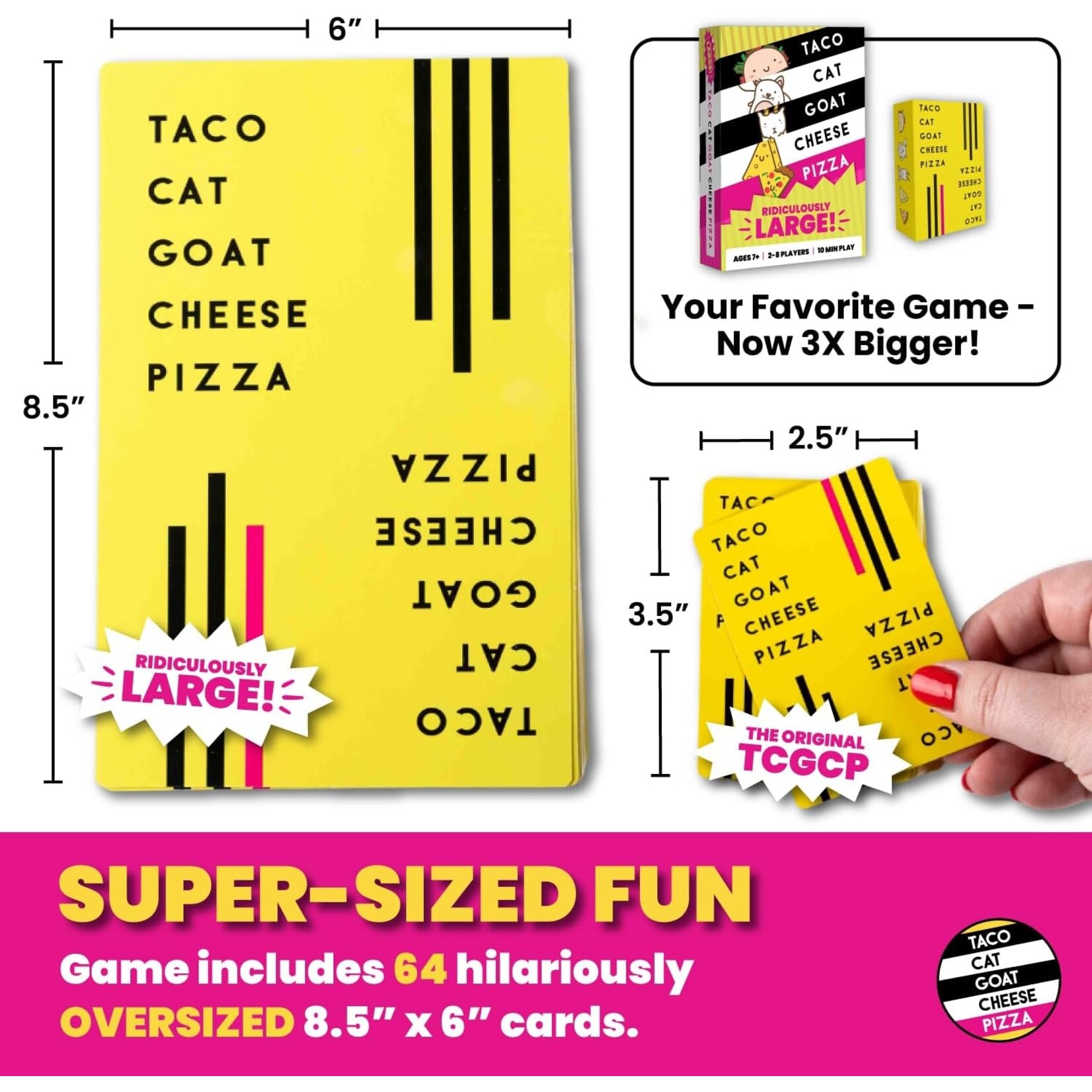 Ridiculously Large Taco Cat Goat Cheese Pizza