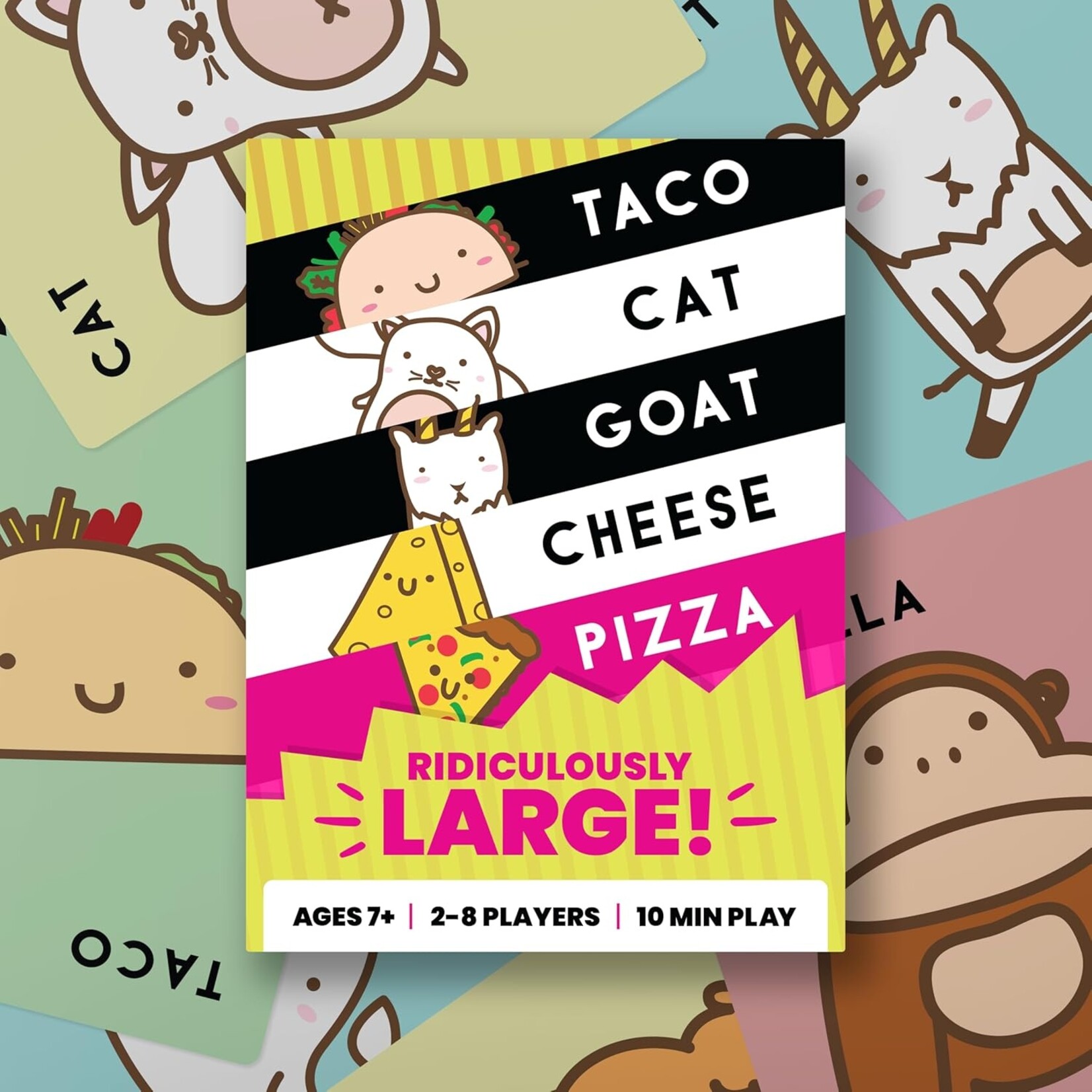 Ridiculously Large Taco Cat Goat Cheese Pizza