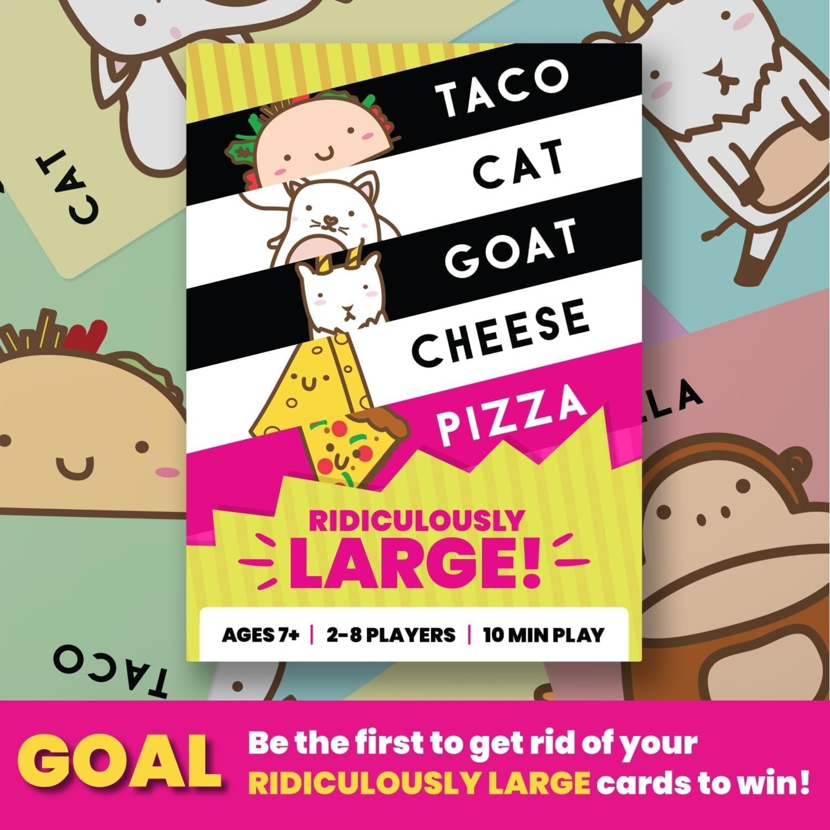 Ridiculously Large Taco Cat Goat Cheese Pizza