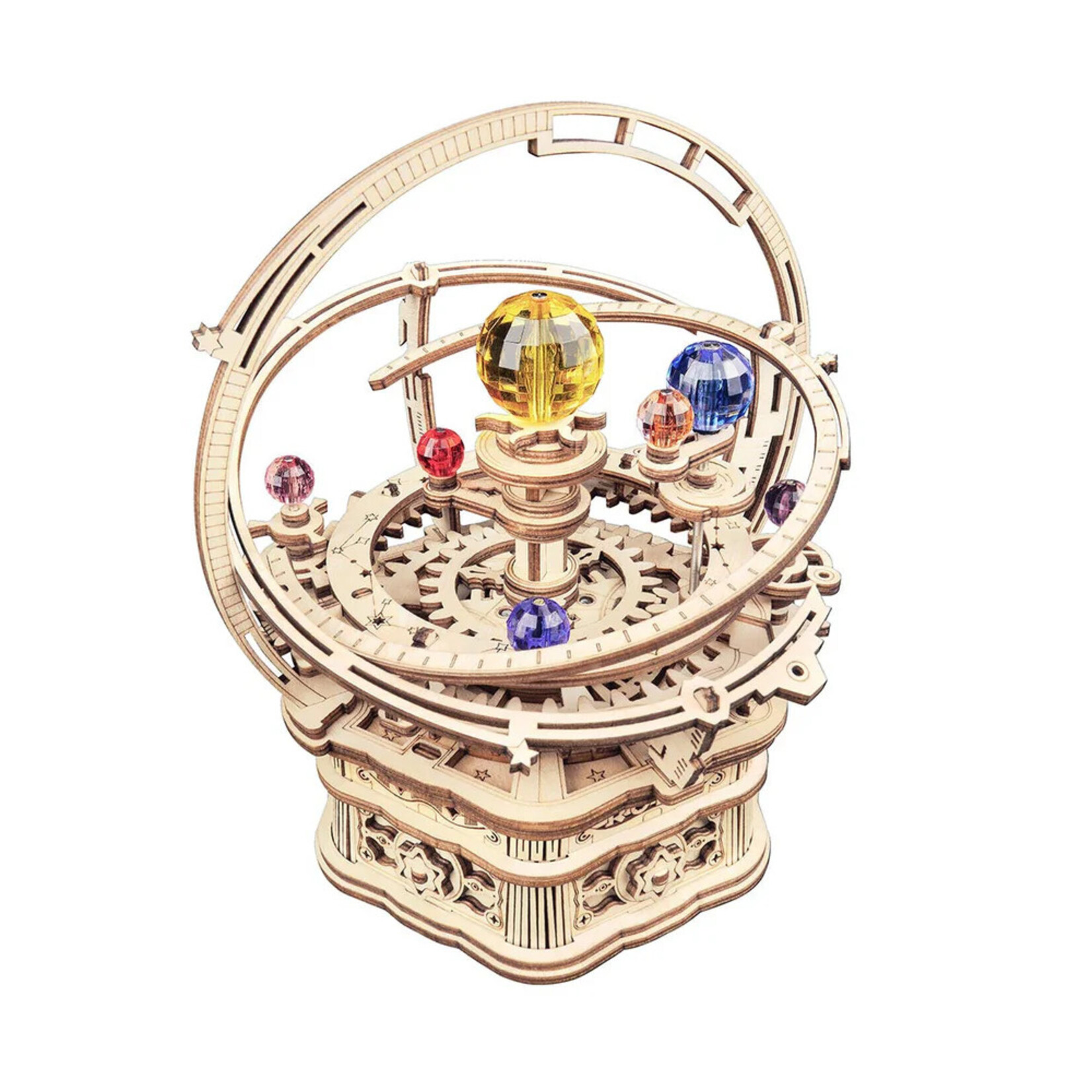 Robotime Starry Night Orrery Planetary Music Box