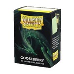 ARCANE TINMEN Dragon Shields: (100) Matte Dual - Gooseberry