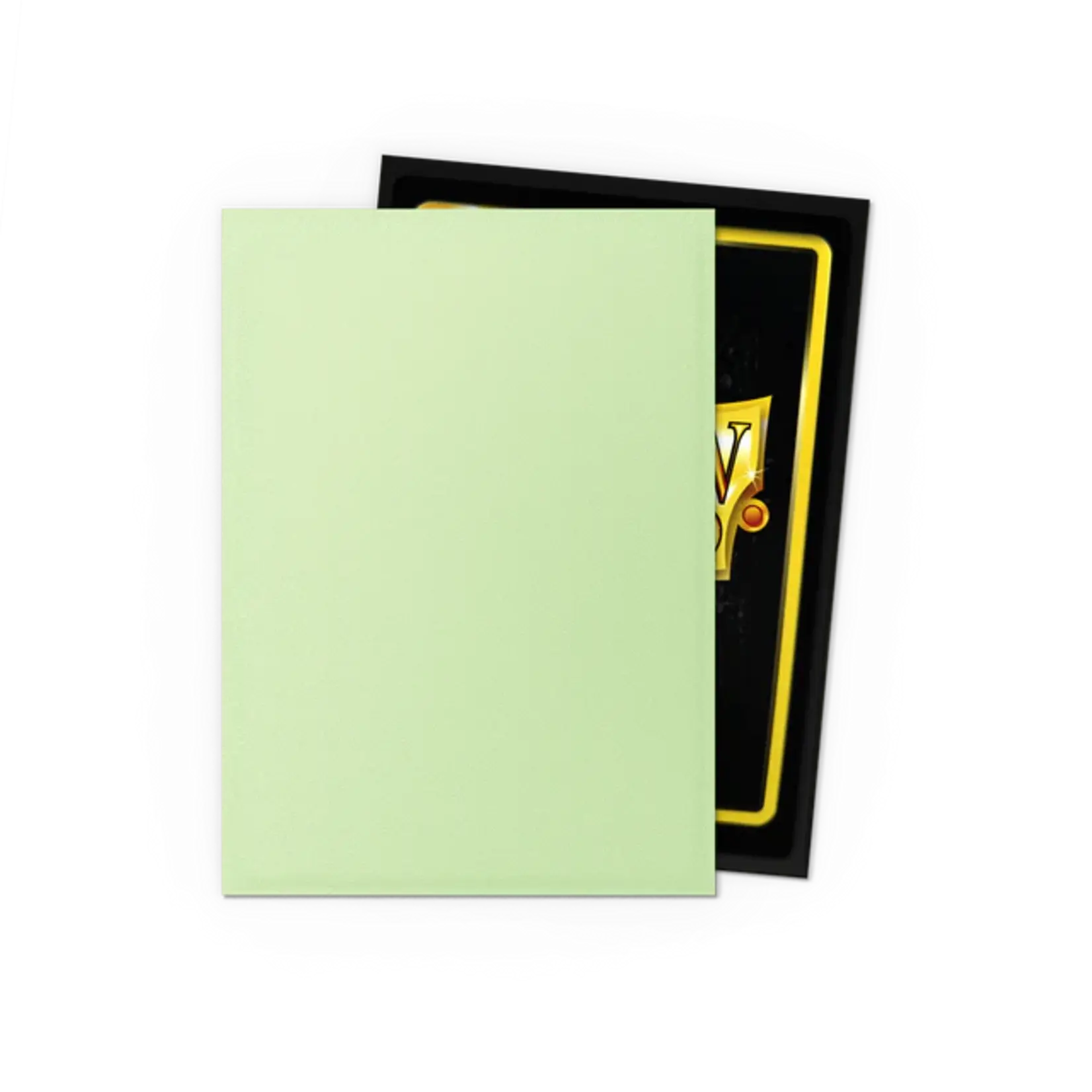 ARCANE TINMEN Dragon Shields: (100) Matte Dual - Gooseberry