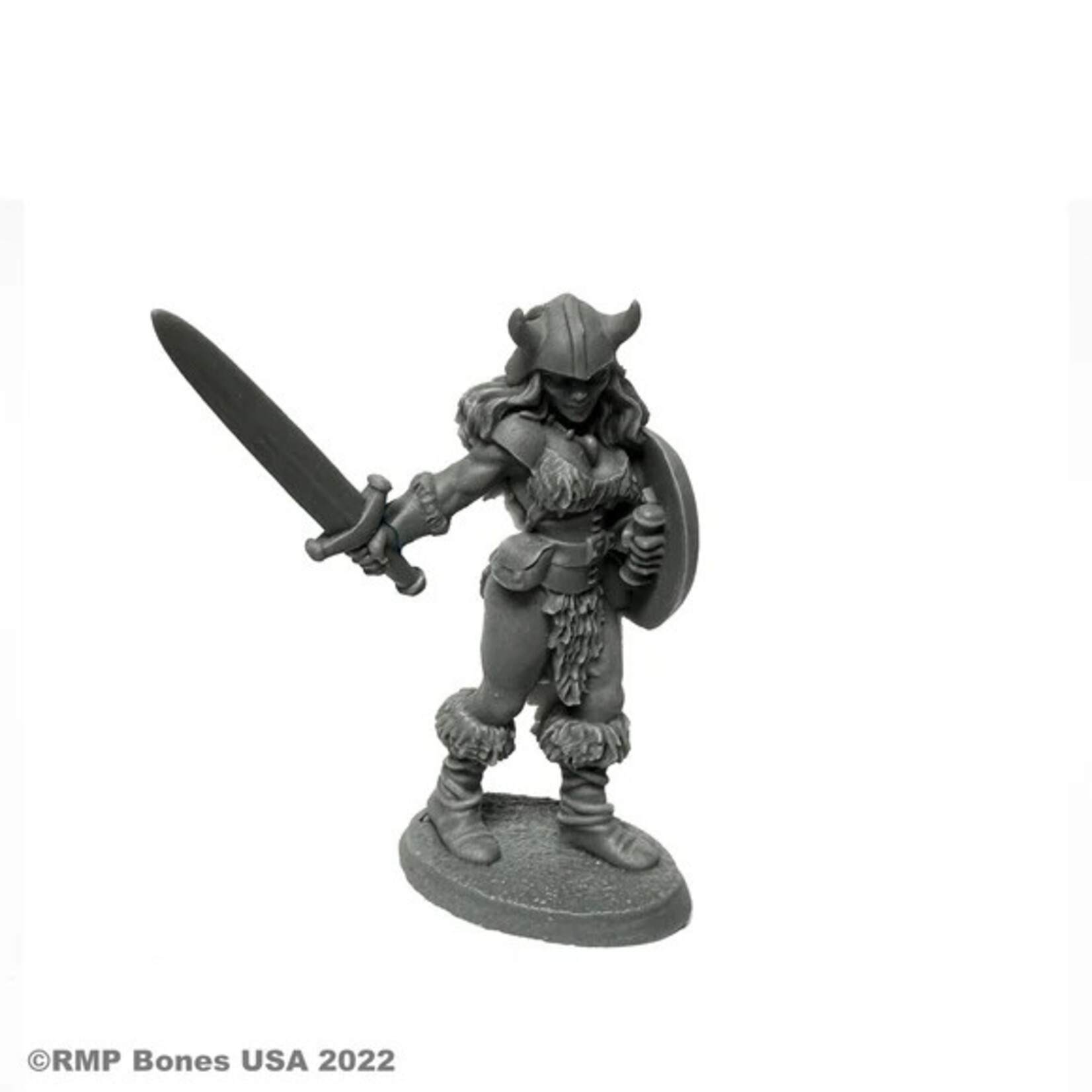 Reaper Minis 07025 Bones: Jana Frostwind, Human Barbarian