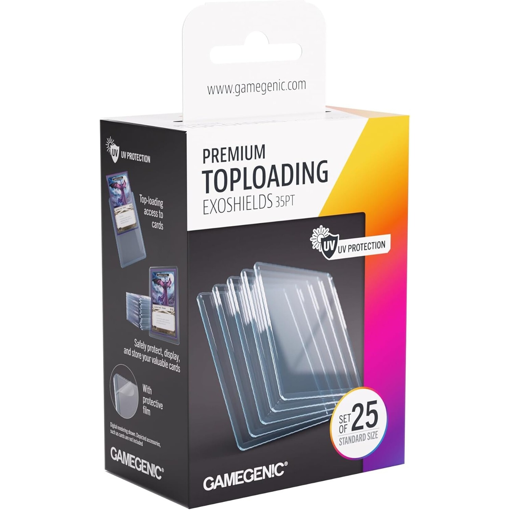 Premium Toploading Exoshields 35pt - Clear