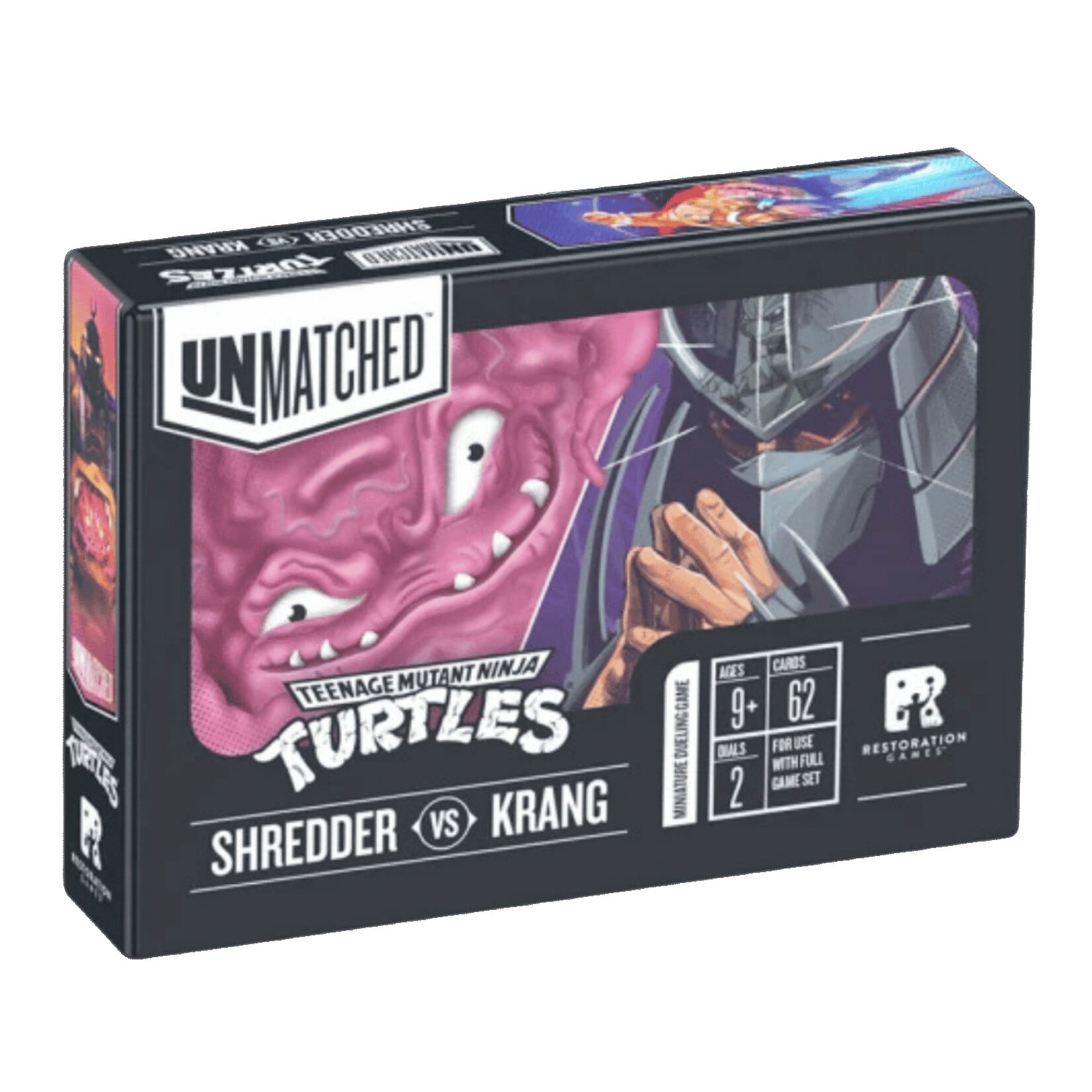 Restoration Games Unmatched Adventures: Teenage Mutant Ninja Turtles - Shredder vs Krang Expansion