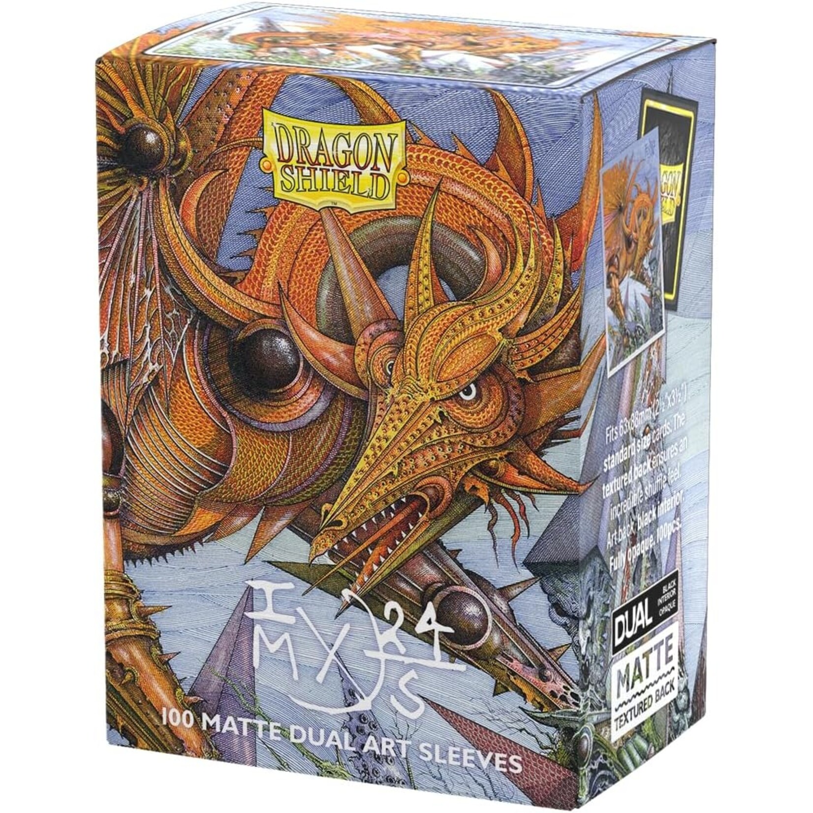 ARCANE TINMEN Dragon Shield: (100) Matte Dual Art - The Millerax