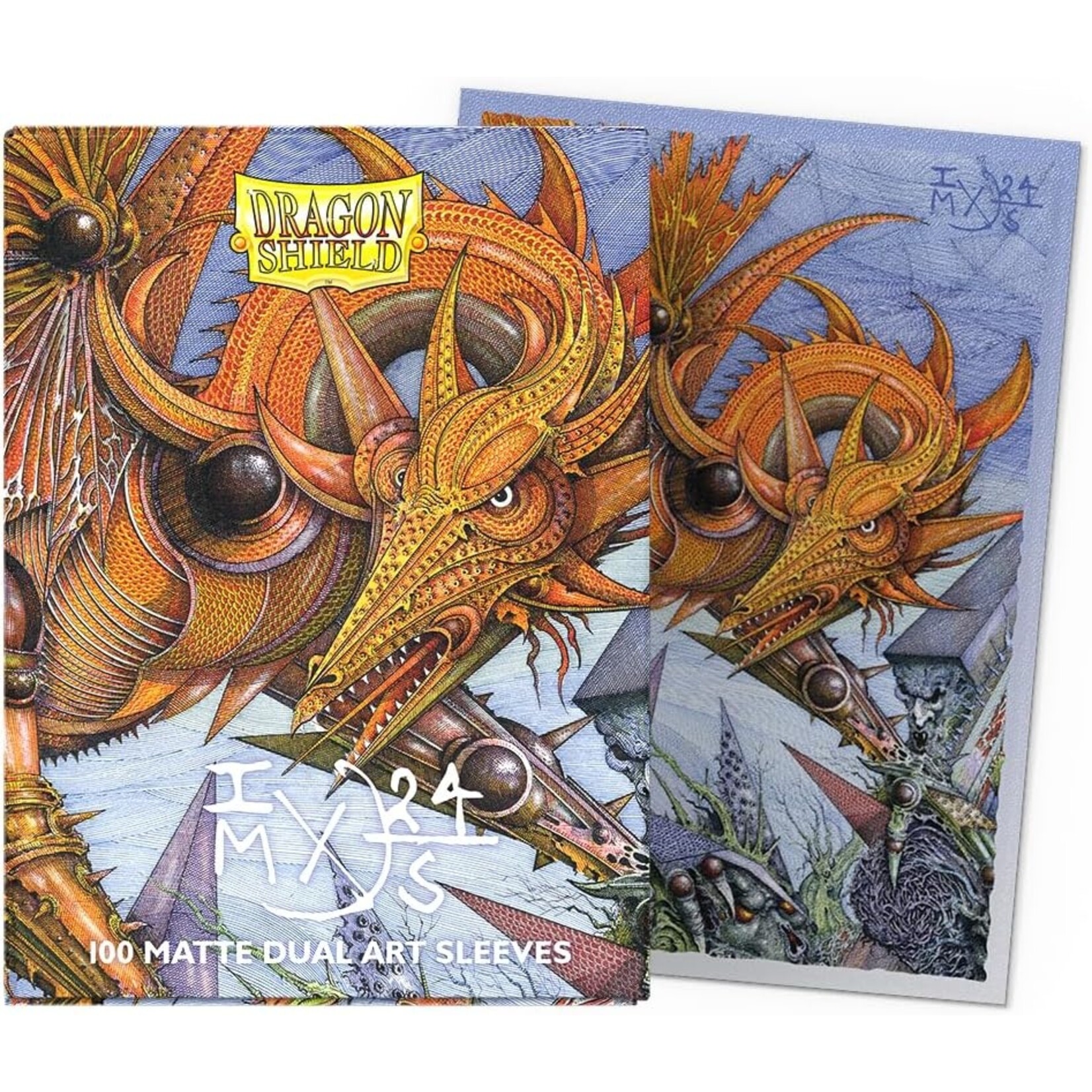 ARCANE TINMEN Dragon Shield: (100) Matte Dual Art - The Millerax