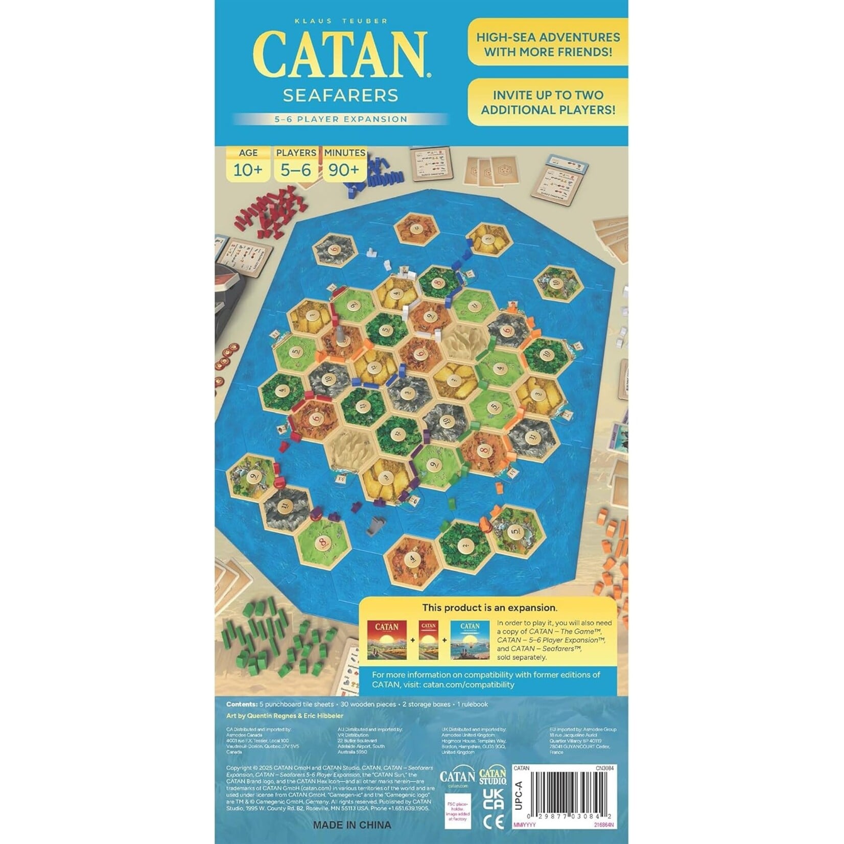 Catan Studios Inc. Catan 6th Ed - Seafarers 5-6  Player Expansion