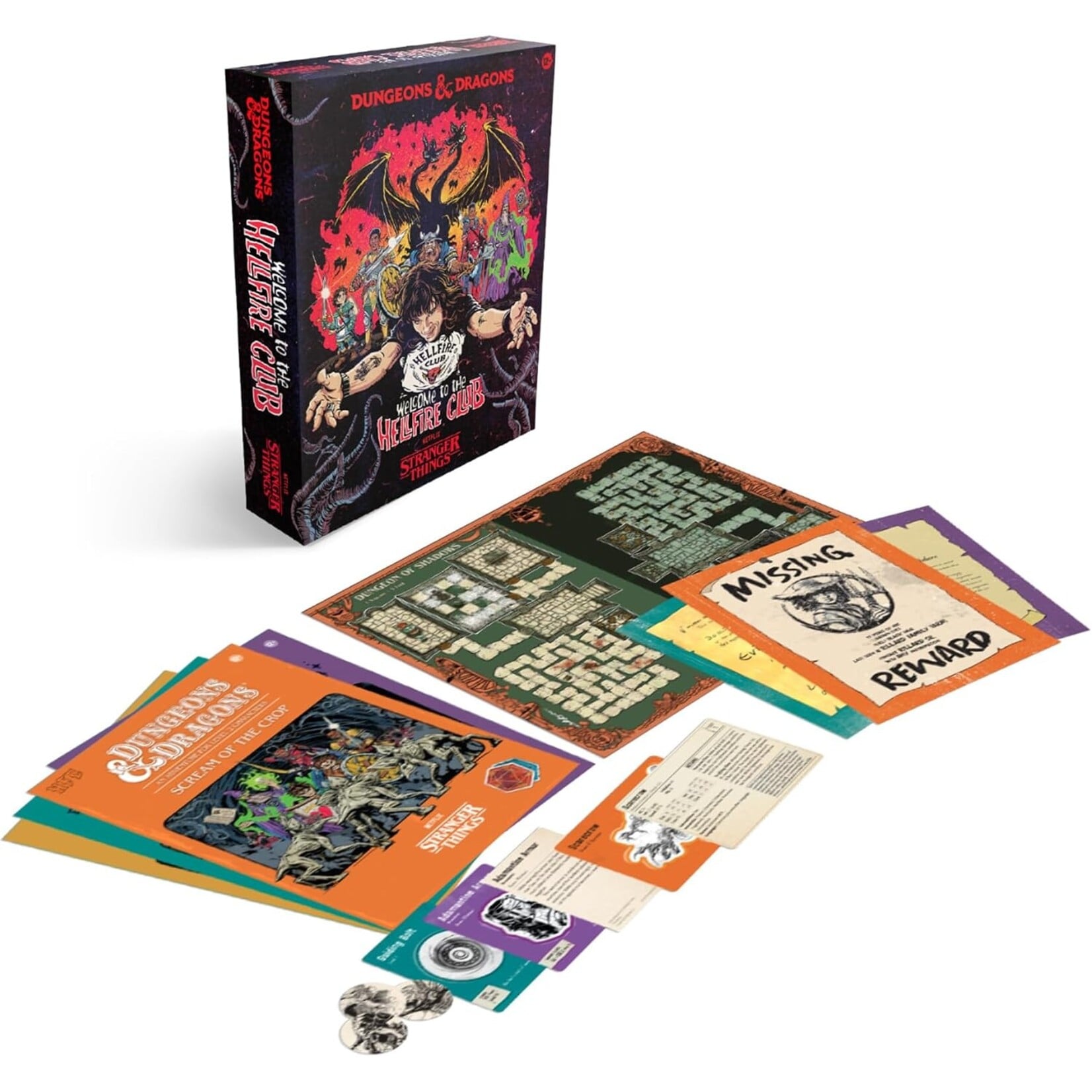 Wizards of the Coast D&D 5.5: Welcome to the Hellfire Club Box Set - Stranger Things