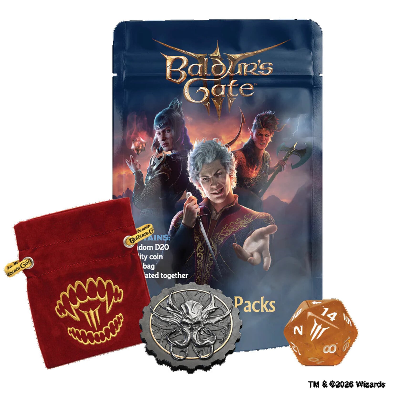 Sirius Dice D&D: Baldur's Gate 3 Treasure Pack