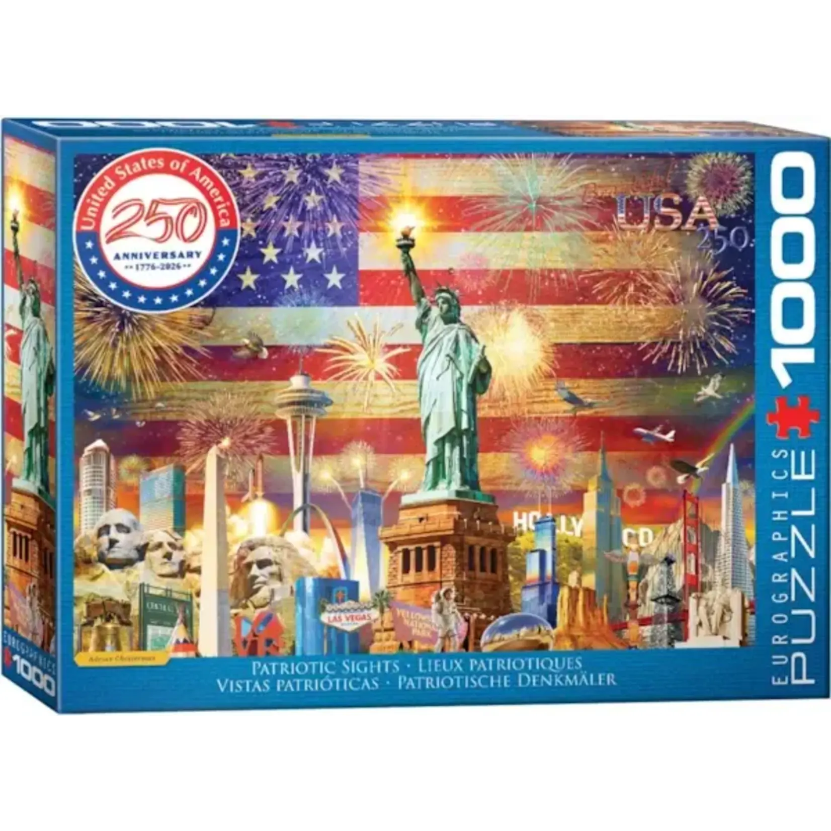 EuroGraphics Puzzles Patriotic Sights USA (1000 pcs)