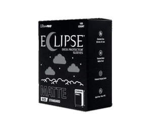 eclipse card sleeves review Gloss Standard Deck Protector (100ct) the Eclipse sleeves use matte clear material to show the card face while minimizing glare and offering a unique Eclipse Matte Sleeves: Smoke Grey