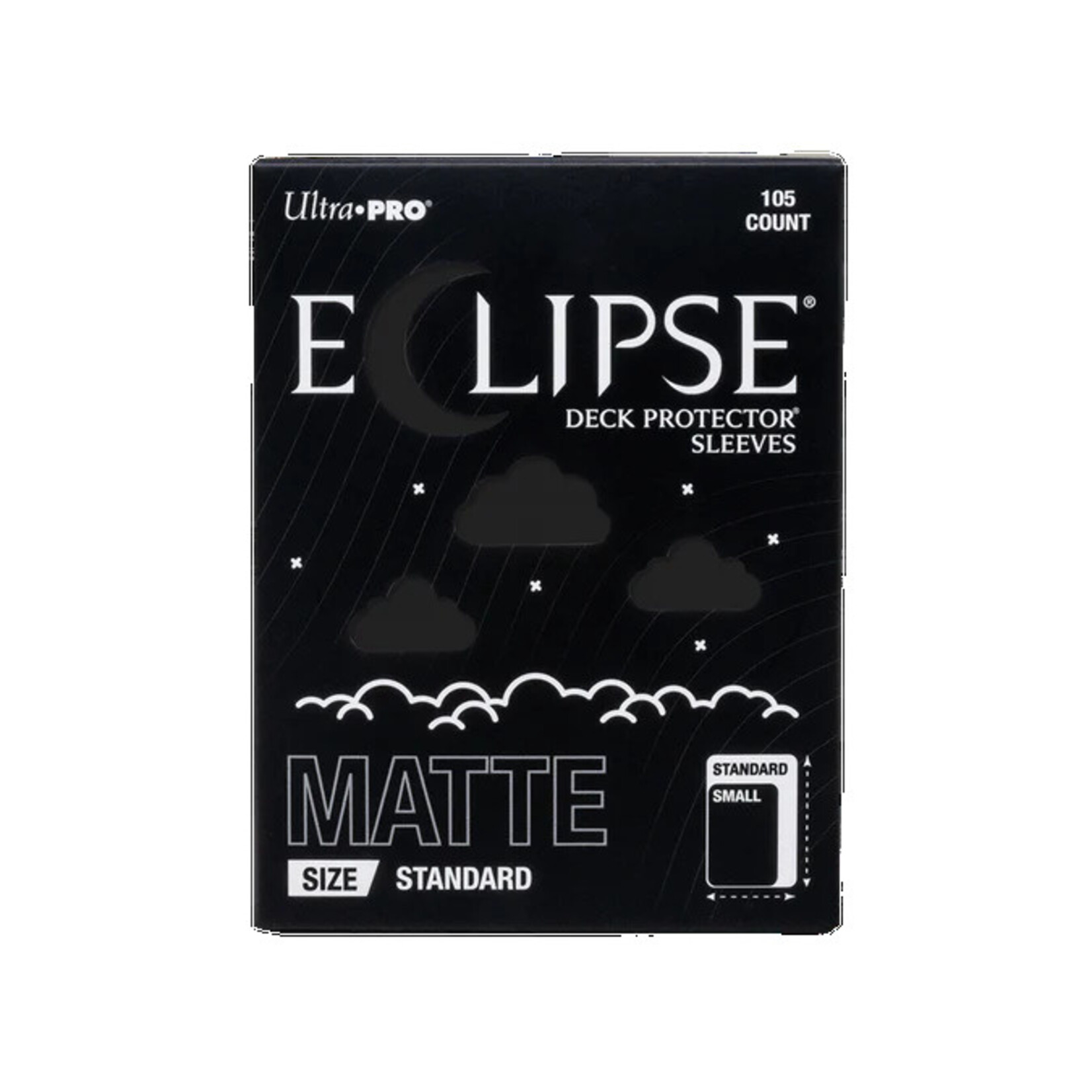 Ultra Pro Eclipse Matte Sleeves: Jet Black 105 count