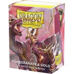 ARCANE TINMEN Dragon Shield: (100) Matte Dual - Pomegranate/Gold