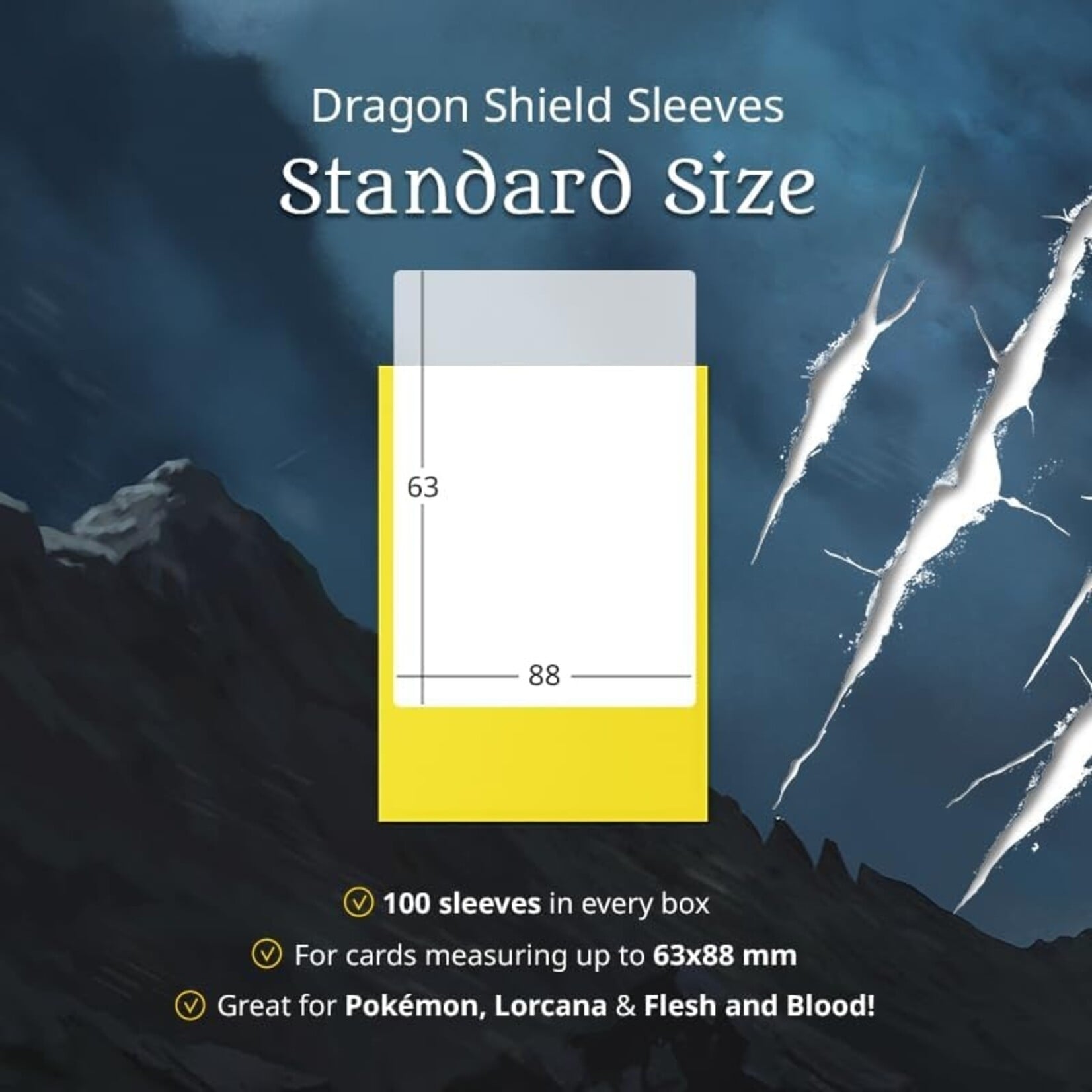 ARCANE TINMEN Dragon Shield: (100) Matte Dual - Pomegranate/Gold
