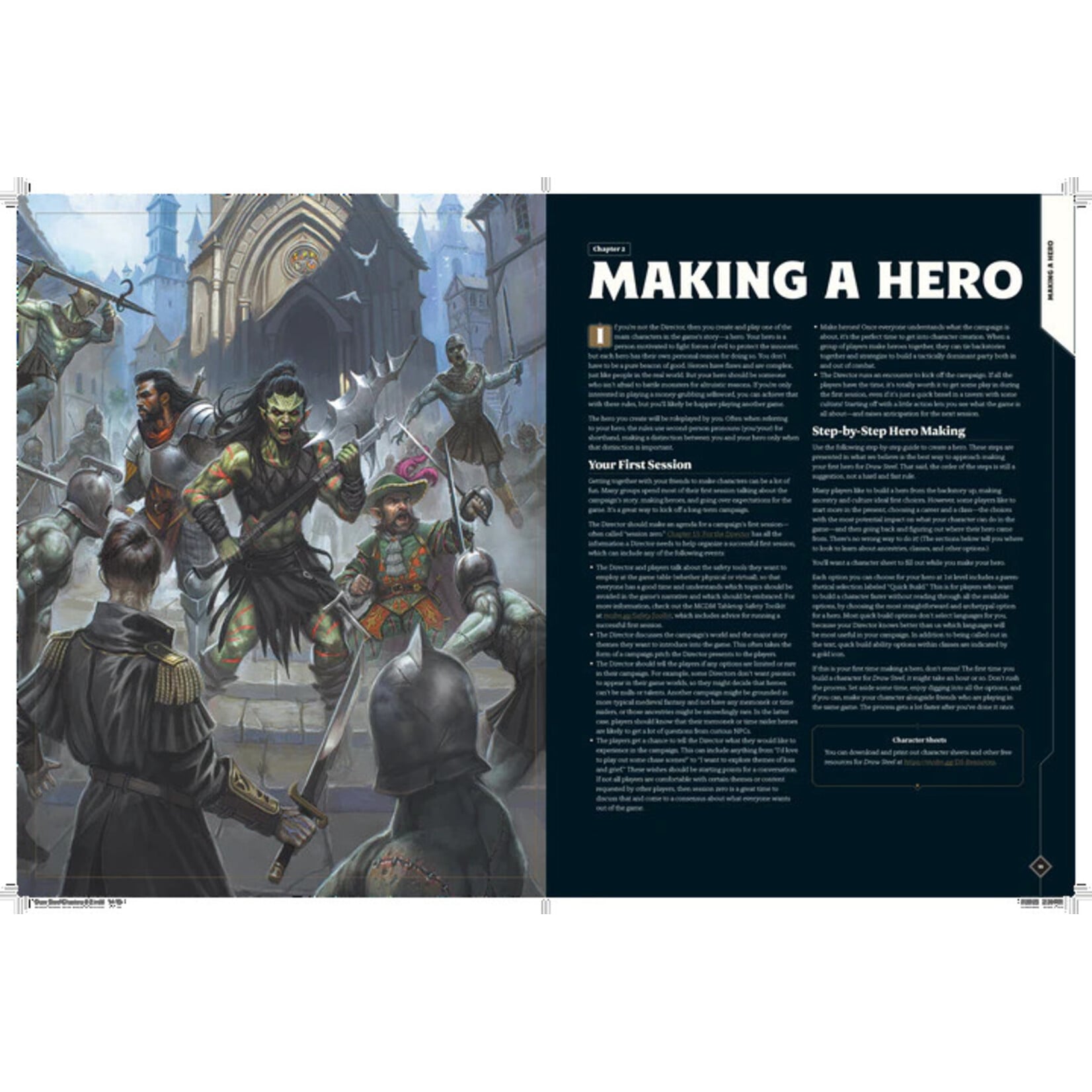 MCDM Productions LLC Draw Steel RPB: Book 1 Heroes
