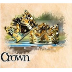 Mayday Games Board Game Upgrade: Crown - Gold Color in Metal Alloy Player Token