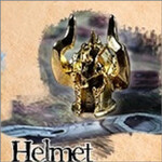 Mayday Games Board Game Upgrade: Helmet - Gold Color in Metal Alloy Player Token