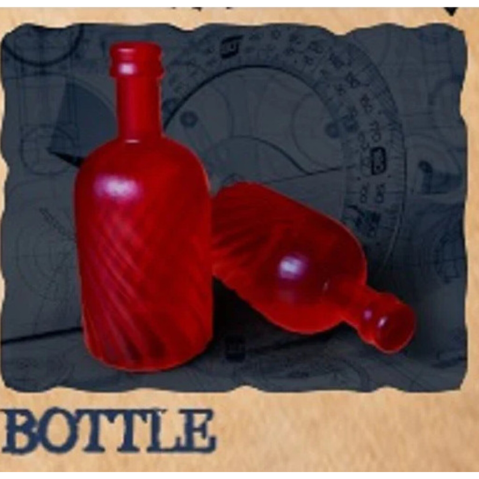 Mayday Games Board Game Upgrade: Red Bottle - Painted Resin 10-pack Resource Tokens