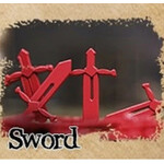 Mayday Games Board Game Upgrade: Sword - Metal Alloy 10-pack Resource Tokens