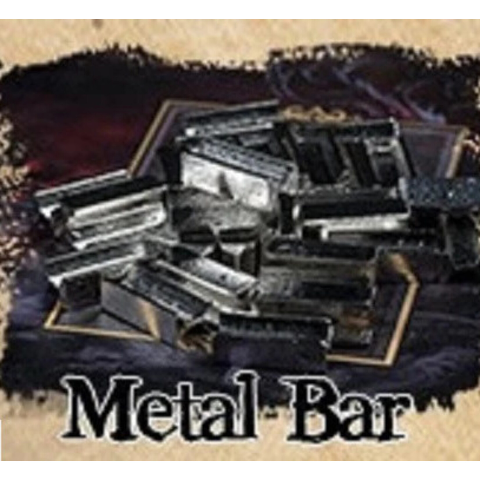 Mayday Games Board Game Upgrade: Metal Bars - Metal Alloy 10-pack Resource Tokens