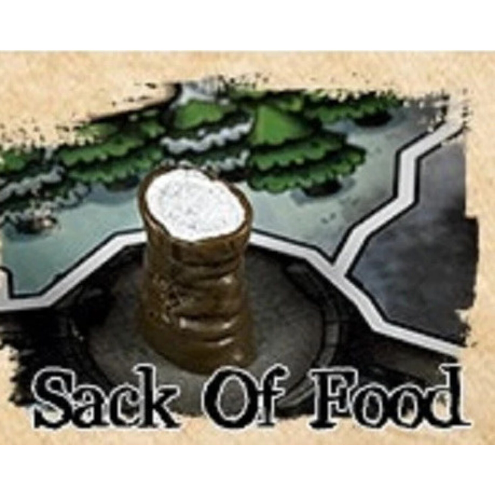 Mayday Games Board Game Upgrade: Sack of Food - Painted Resin 10-pack Resource Tokens