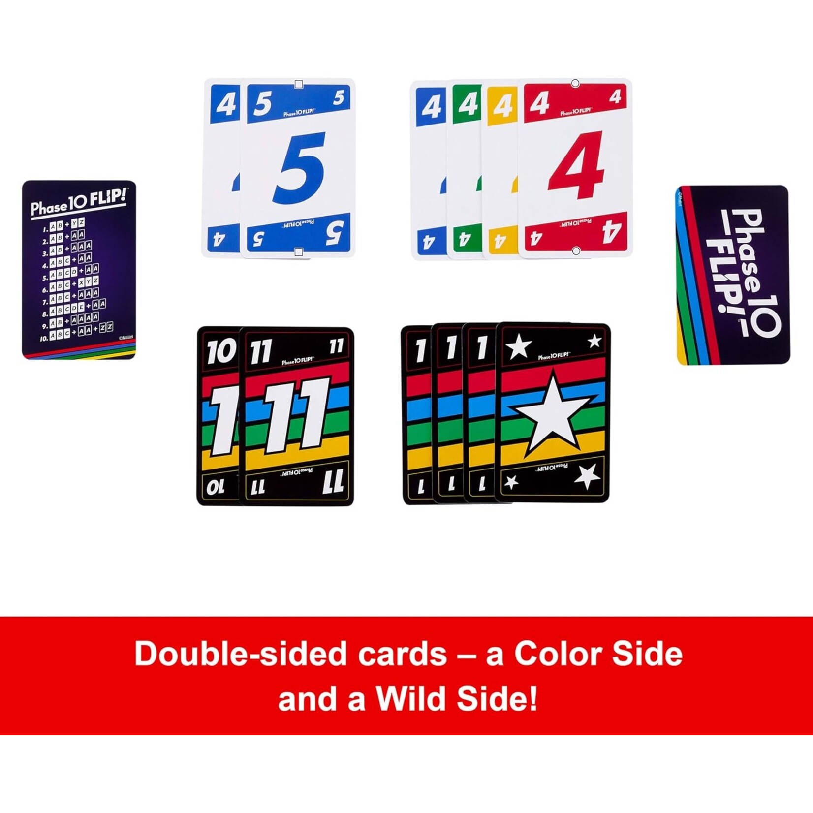 Mattel Games Phase 10 Flip!