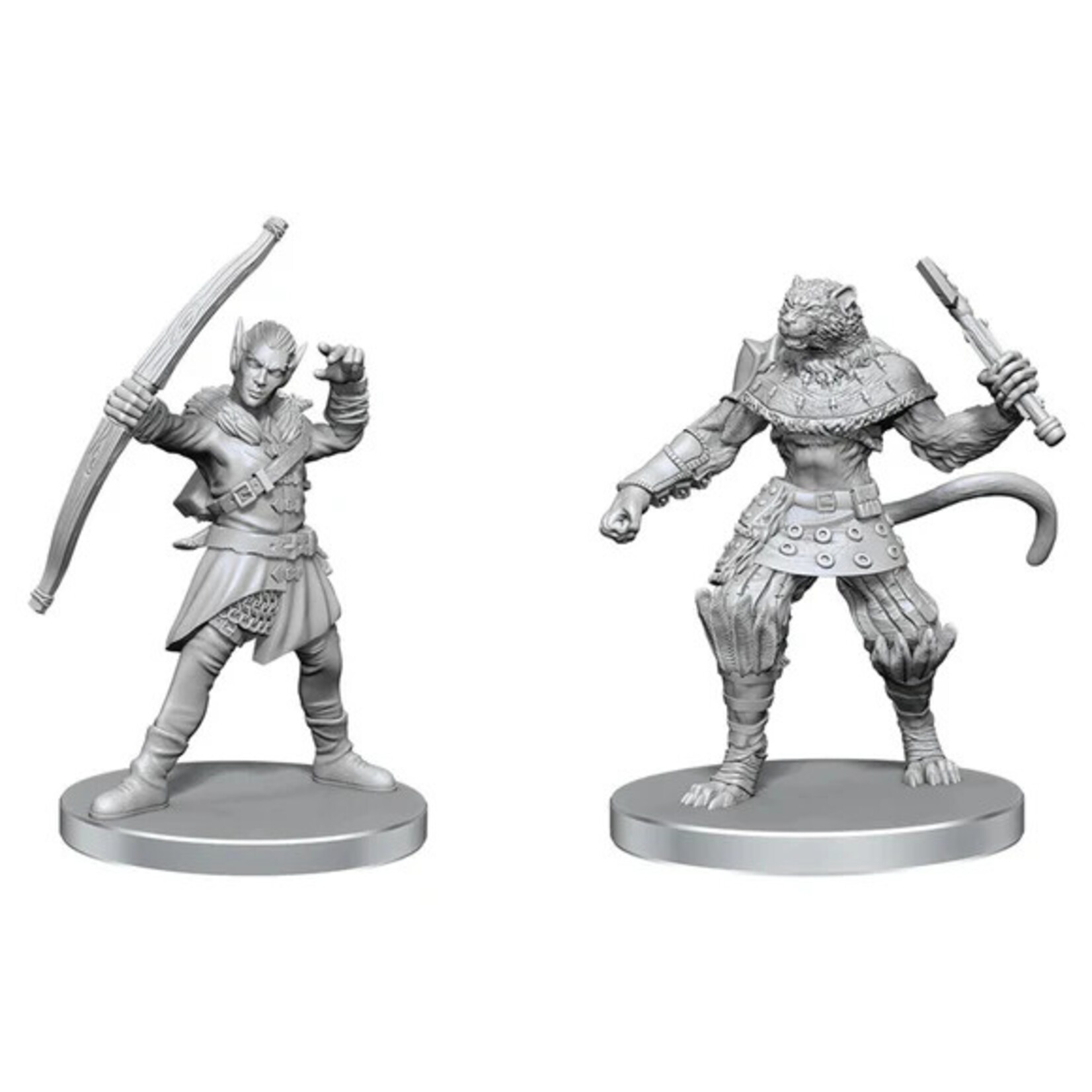 WizKids/Neca 97582 Elf Hunter & Catfolk Bandit Deep Cuts
