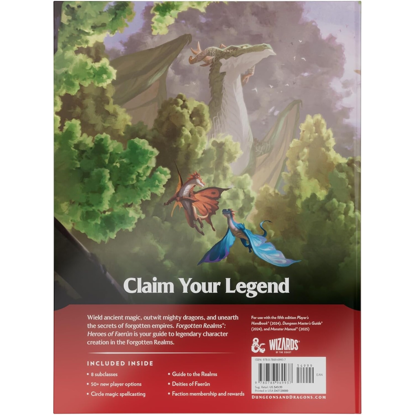 Wizards of the Coast D&D 2024 Ed. Heroes of Faerun