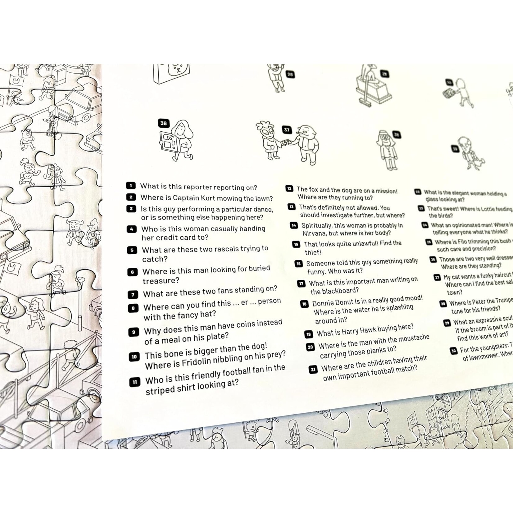 Spielwiese MicroMacro Jigsaw Puzzle: The Home Game