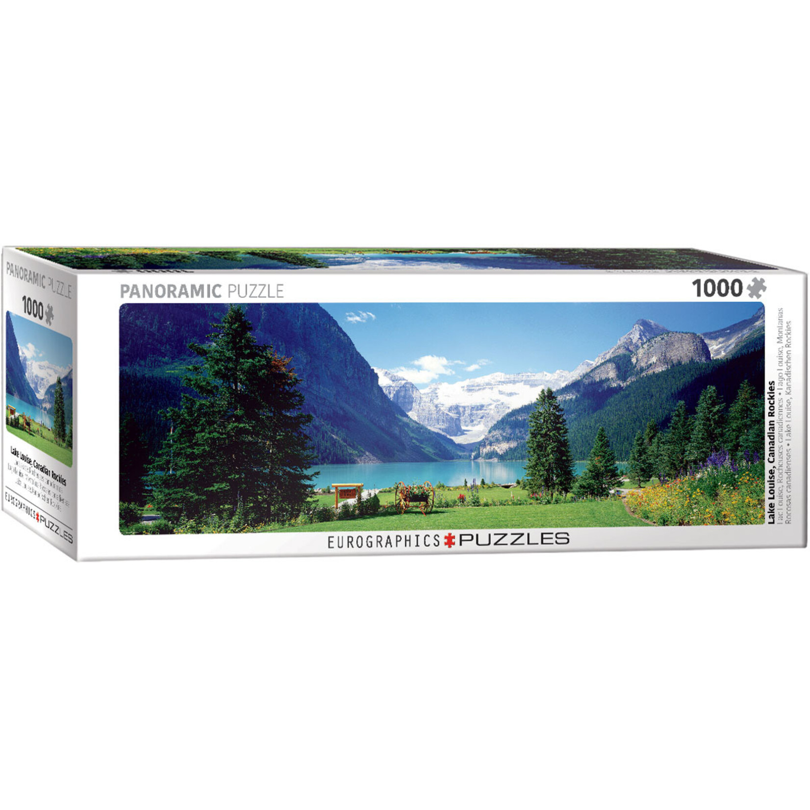 EuroGraphics Puzzles Lake Louise Canadian Rockies Panoramic 1000 pc