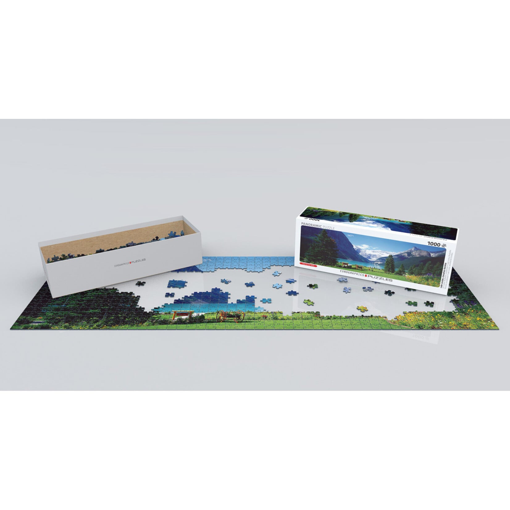 EuroGraphics Puzzles Lake Louise Canadian Rockies Panoramic 1000 pc