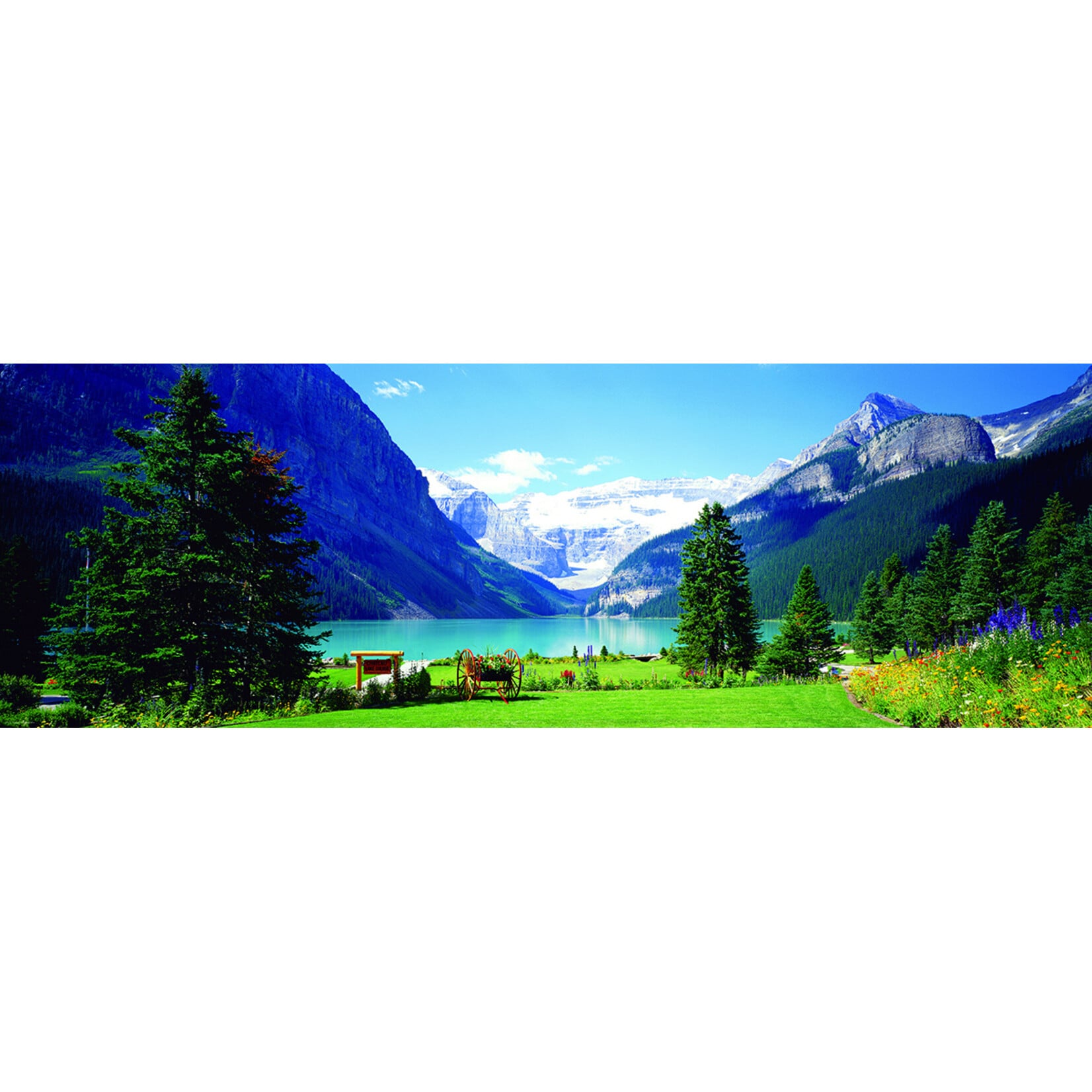 EuroGraphics Puzzles Lake Louise Canadian Rockies Panoramic 1000 pc
