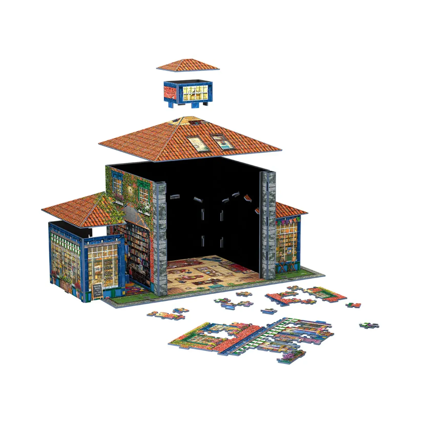 EuroGraphics Puzzles Book Shop (3D)  1389pc