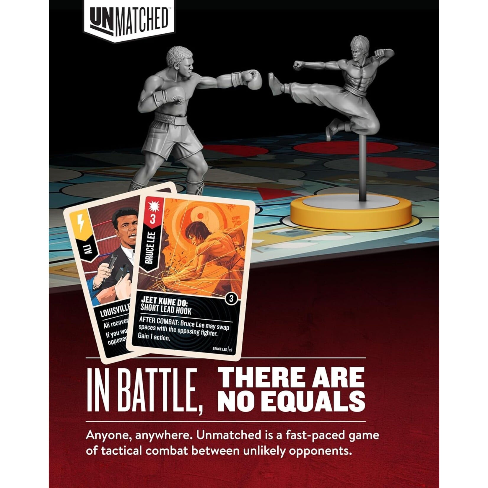 Restoration Games Unmatched: Muhammad Ali vs. Bruce Lee