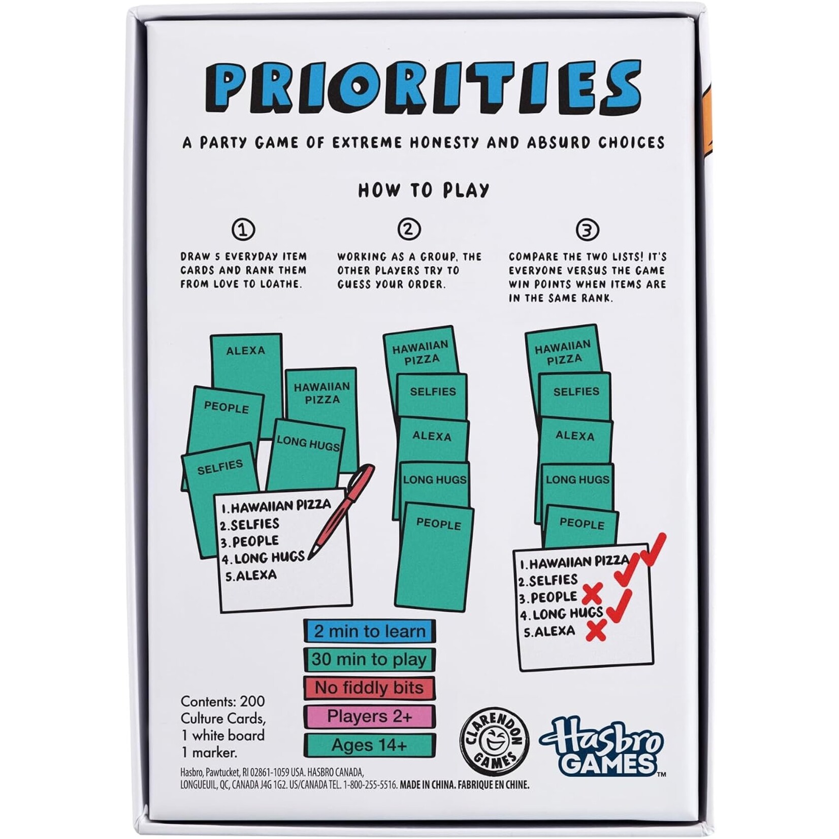 Hasbro Priorities: A Party Game of Absurd Choices