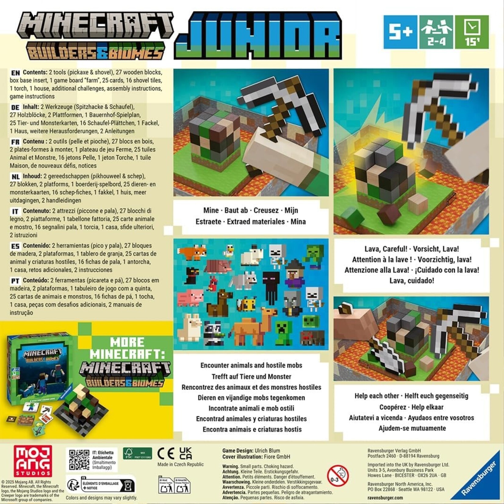 Ravensburger Minecraft: Builders & Biomes Junior