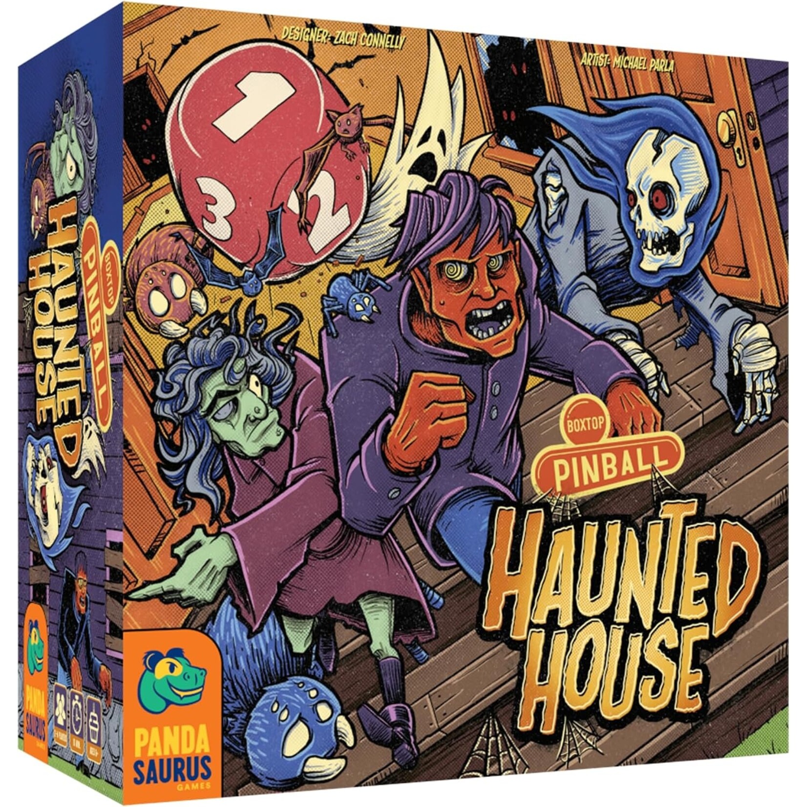 Pandasaurus Games Boxtop Pinball: Haunted House