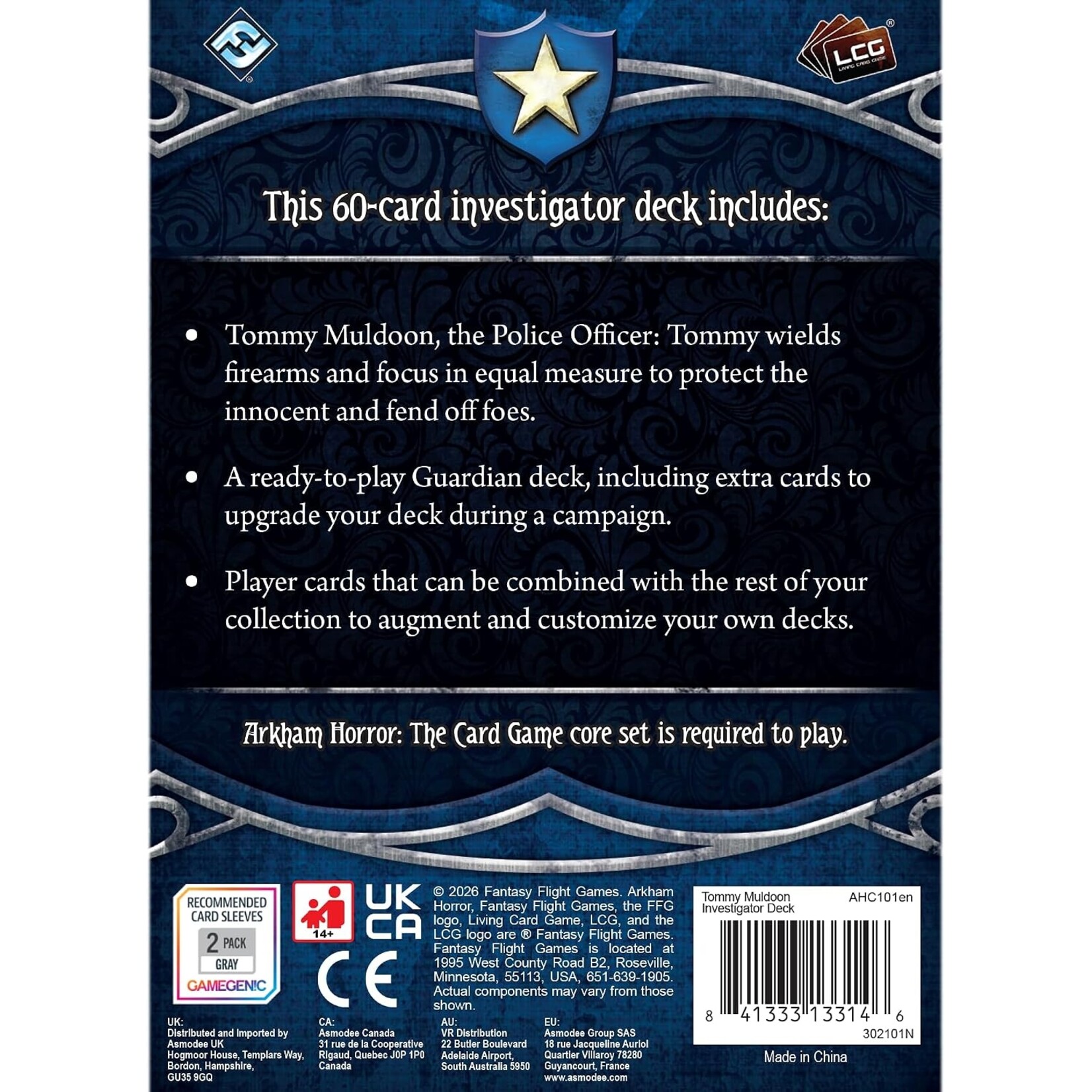 Fantasy Flight Publishing Arkham Horror: TCG: Tommy Muldoon Investigator Deck