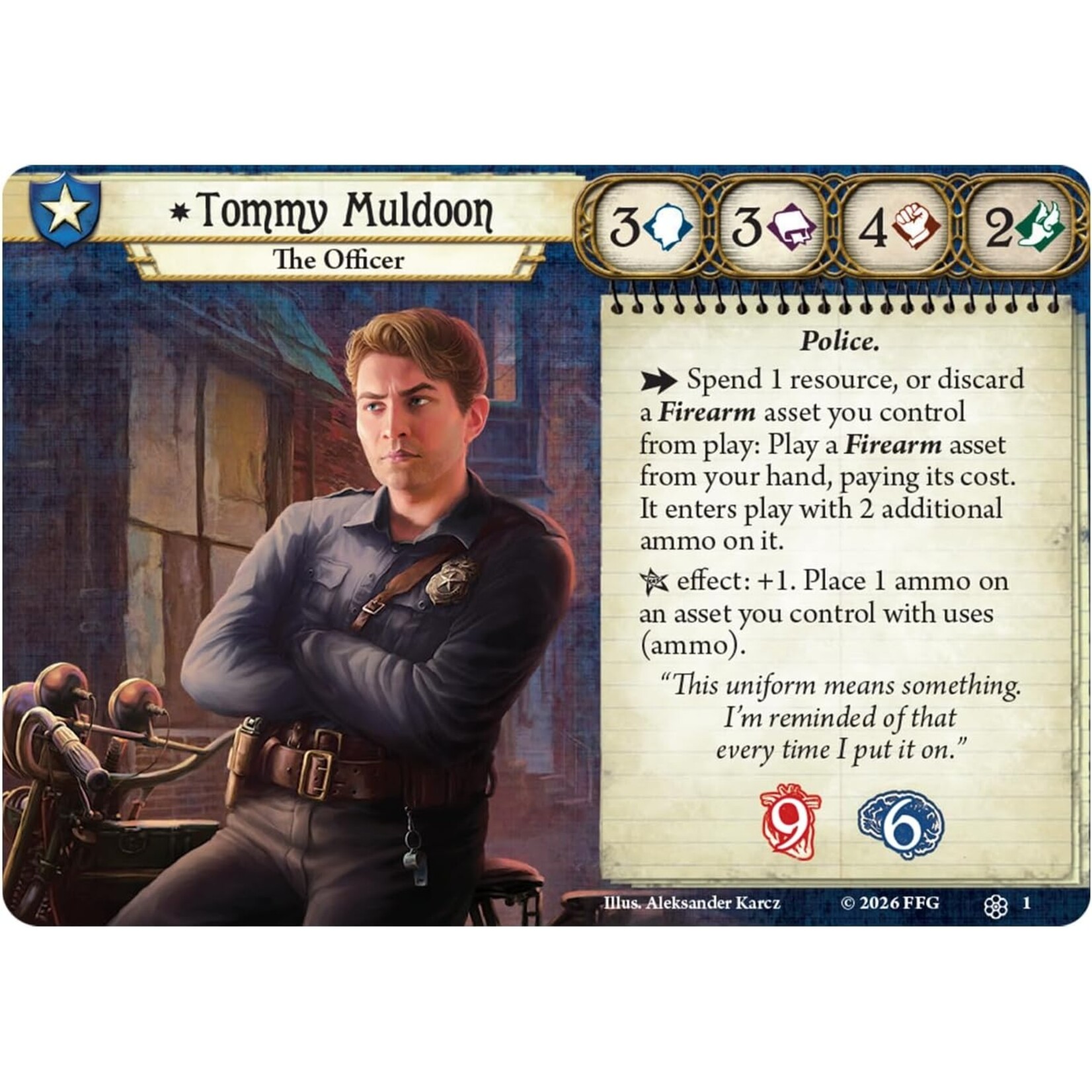 Fantasy Flight Publishing Arkham Horror: TCG: Tommy Muldoon Investigator Deck